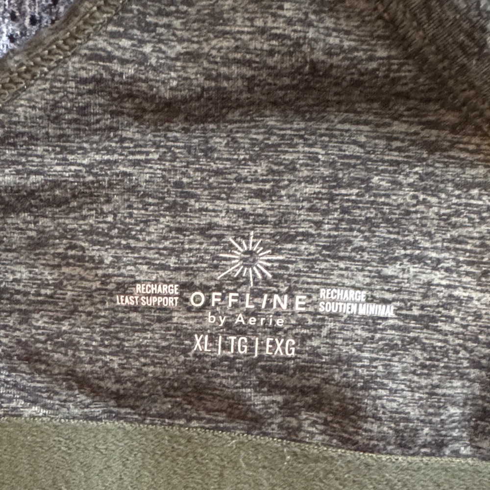Aerie longline grey sports bra - Picture 3 of 3